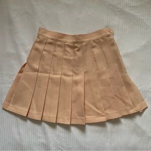 American Apparel peach tennis skirt